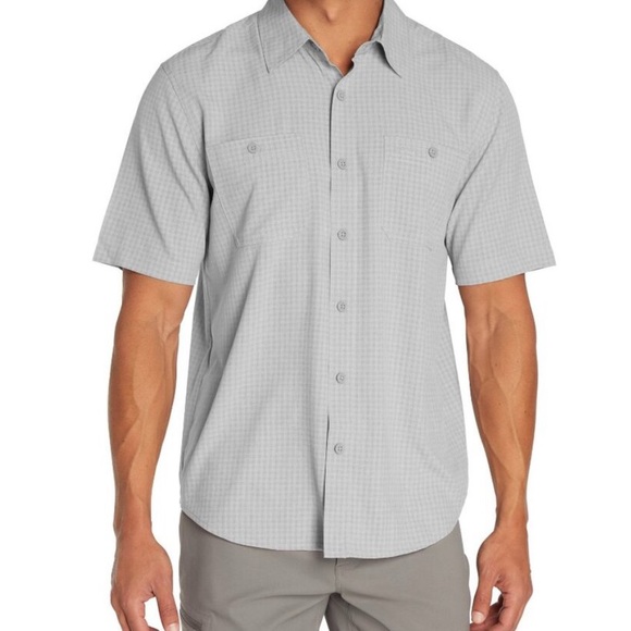 Orvis UPF 30 Relaxed Fit Quick-Dry Short Sleeve Shirt Men’s Size XL Button Front - Picture 1 of 15